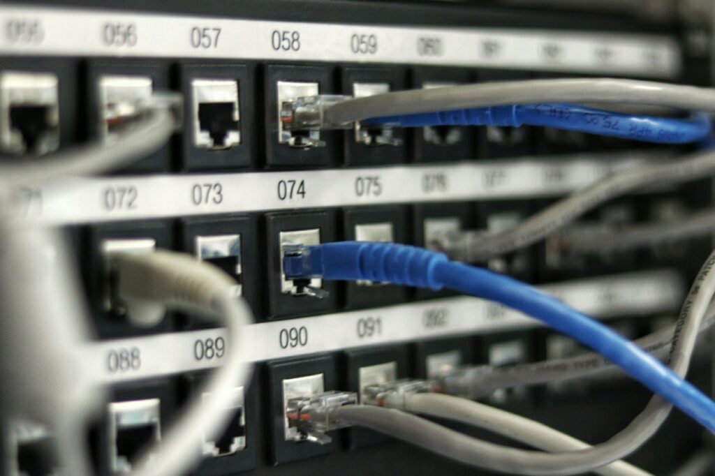 Professional 24-Port Cat6 Plenum Patch Panel